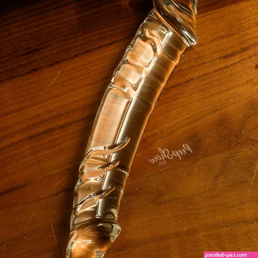 10.5 Girthy Realistic Glass Double Dong by Gls Hamilton Park Electronics