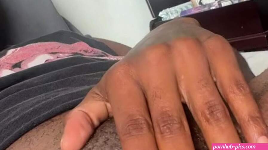 Black FTM Daddy Saint Fucks His Pussy In Bed