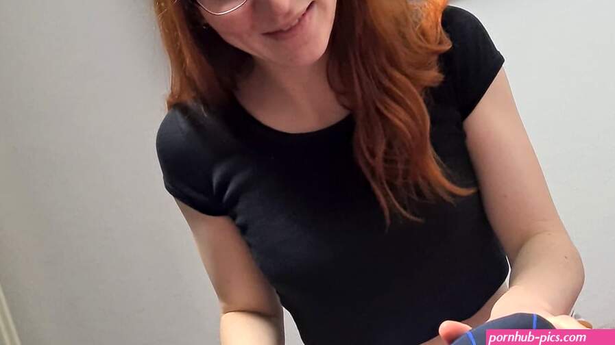 Shy Redhead Is Brave Enough For Her First Blowjob