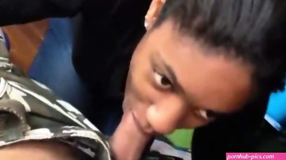 Shy Ebony Blowjob