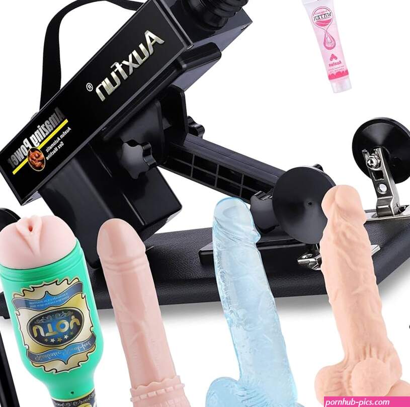 : Auxfun Sex Thrusting Machine Automatic Love Machine with Masturbator Adult Toy for Men and Couples with 3.5 Inch Suction Cup Huge Dildo attachments : Health Household