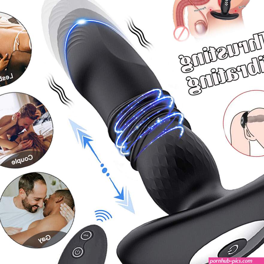 Automatic Thrusting Dildo Sex Machine Vibrator Anal Plug Sex Toy for Men Women
