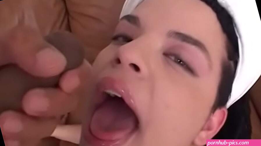 Full-fugured nurse Teryn bends over so dude can fuck her fat jiggly ass