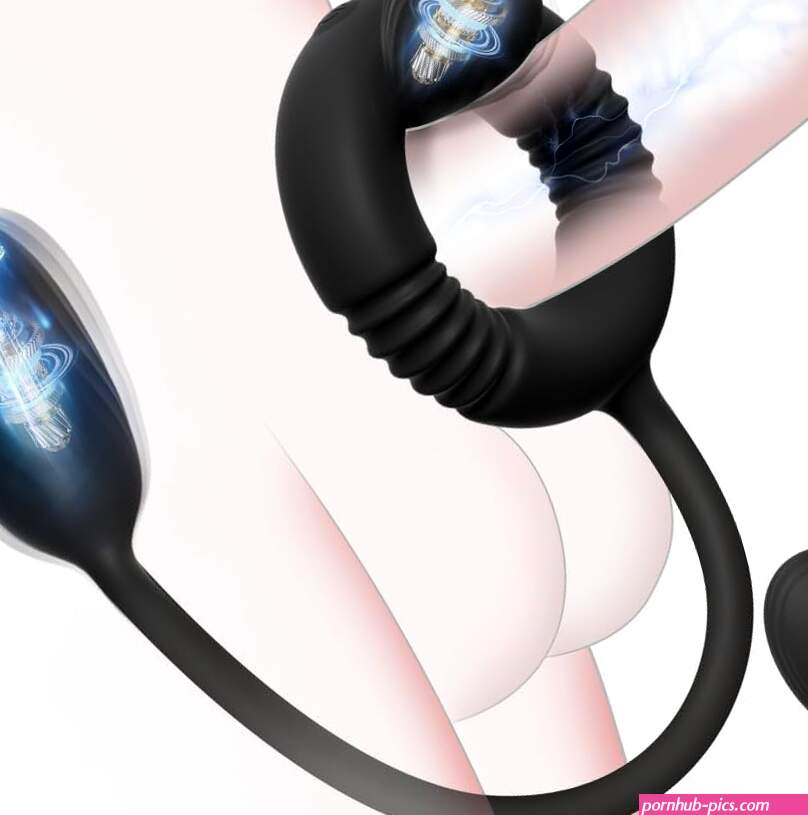 : Vibrating Cock Ring with Prostate Massager Anal Vibrator Silicone Pleasure Penis Ring Clitoral Stimulator G Spot Vibrator 10 Vibrations Remote Control Anal Butt Plug for Men Couples Adult Sex Toys :