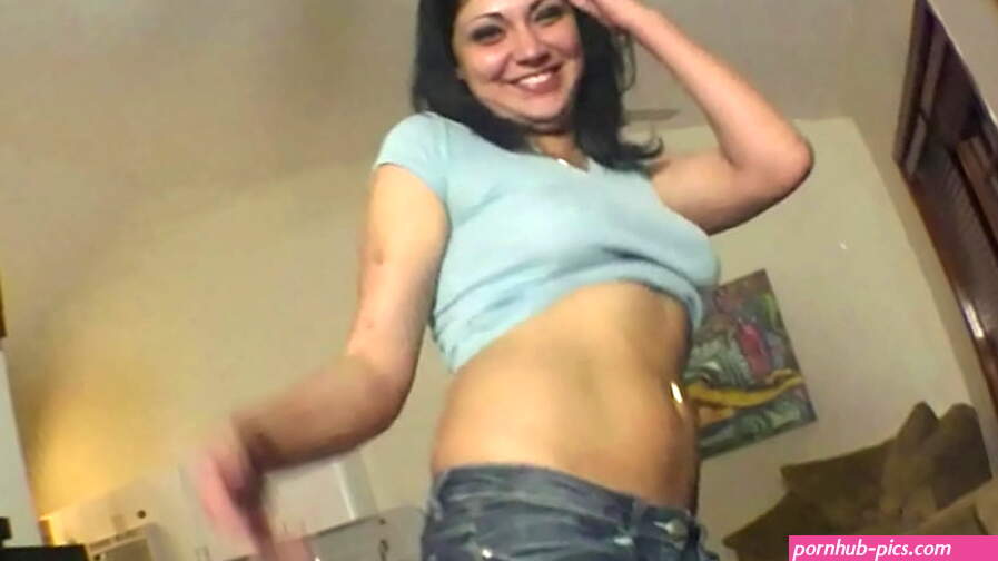 The amateur couple enjoys pov sex at their home and then the milf swallows cum