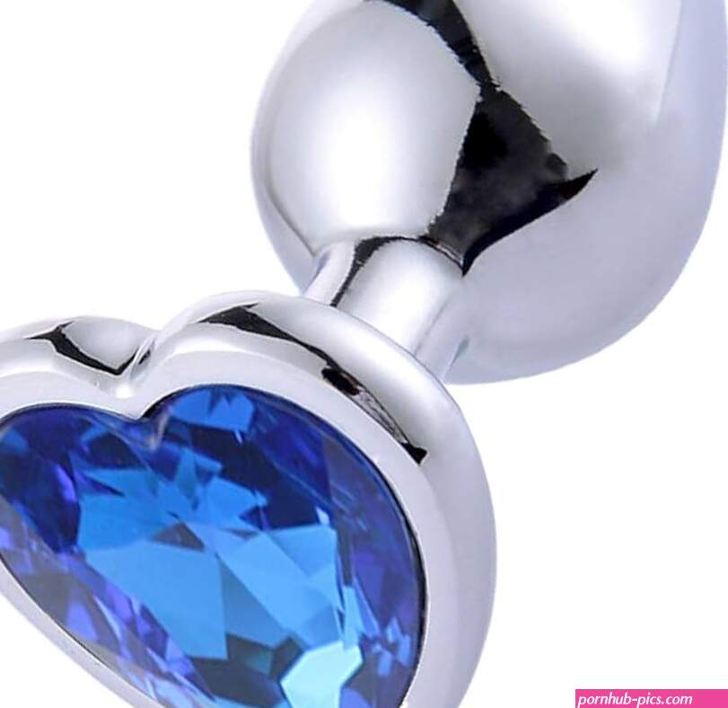 : Rustless Metal Anal Butt Plugs Blue Jewelry Heart Shaped Anal Trainer Sex Toys Unisex Valentine sBirthday Gift for Lover Romi Big Plug : Health Household