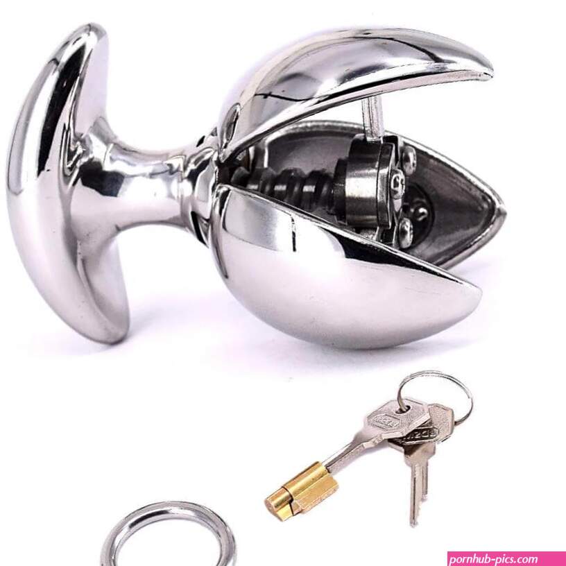 Adjustable Stainless Steel Locking Anal Anchor Plug