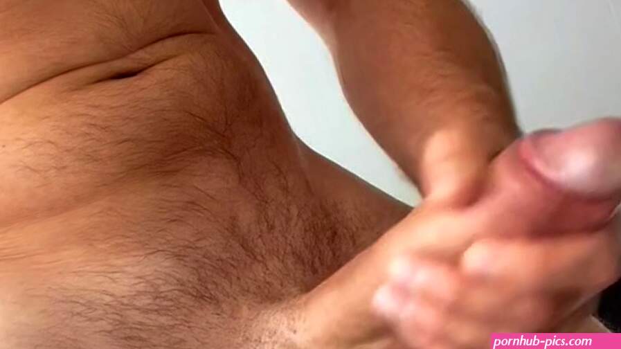 Big Cock Masturbation Ending with Huge Cumshot