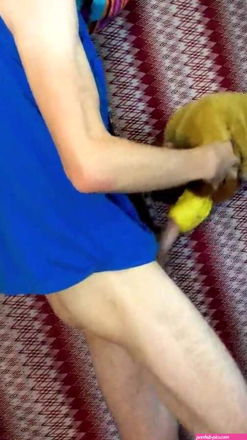 Boy gets caught fucking a pillow plushy in his bedroom Oh no