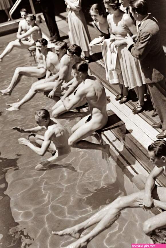 A nude male college swim team practice U.S.1920s by Aqua792 on DeviantArt