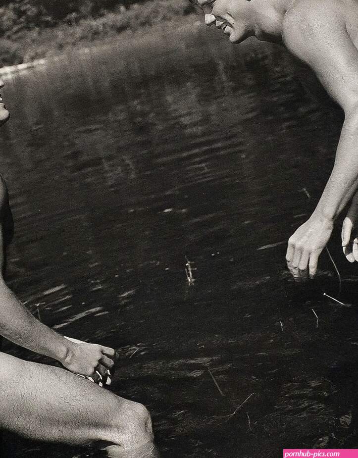1989 Vintage BRUCE WEBER Male Nude Young Men Swim Lake Gay Int. Photo Art 11X14