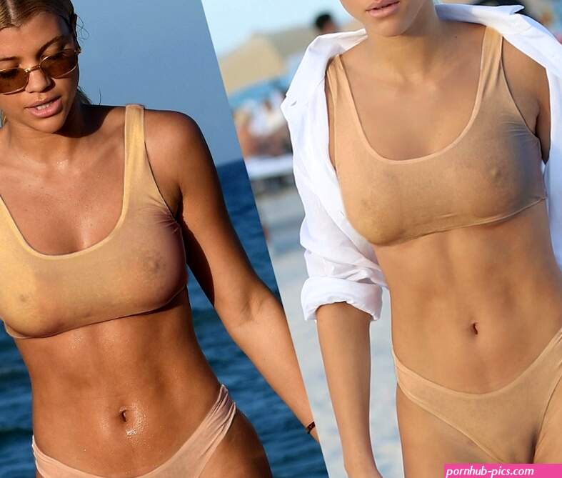 Sofia Richie Pussy Lips Nips And Ass Candid Bikini Pics