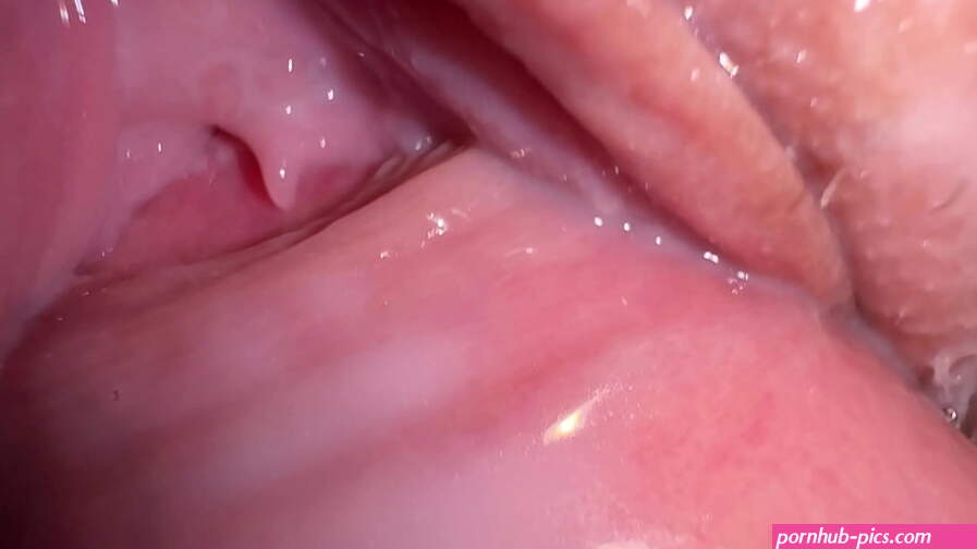 Close up cum inside creamy pussy