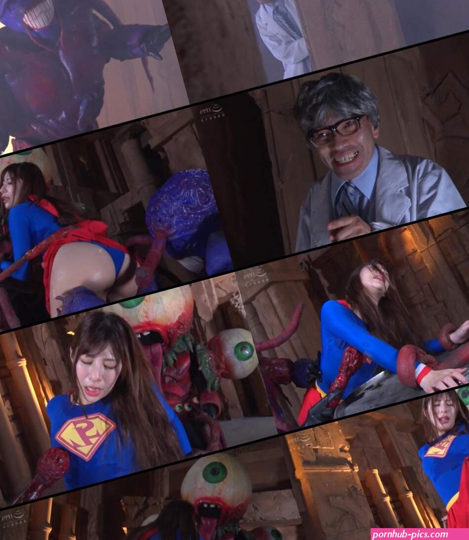 Heroine and Lewd Tentacle Insect: Pleasure Corruption of Superlady