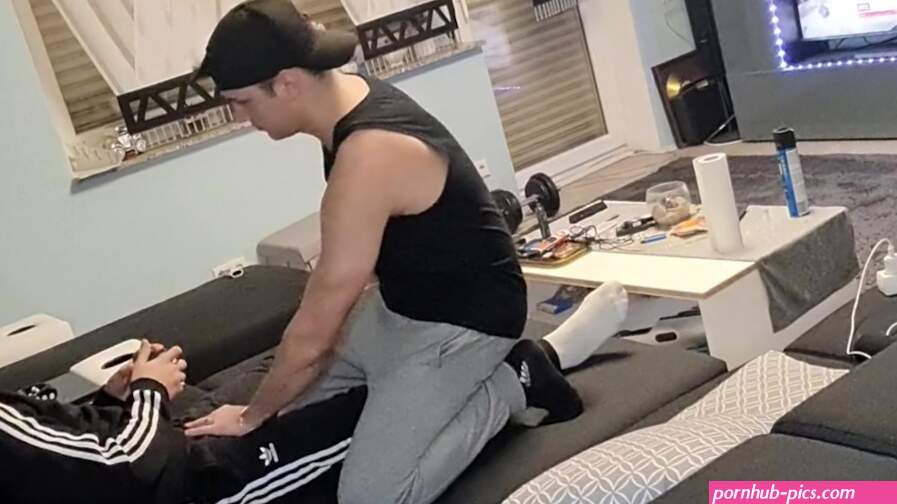 My boy surprised me with a nice blowjob while I was gaming and I shot my cum in his mouth