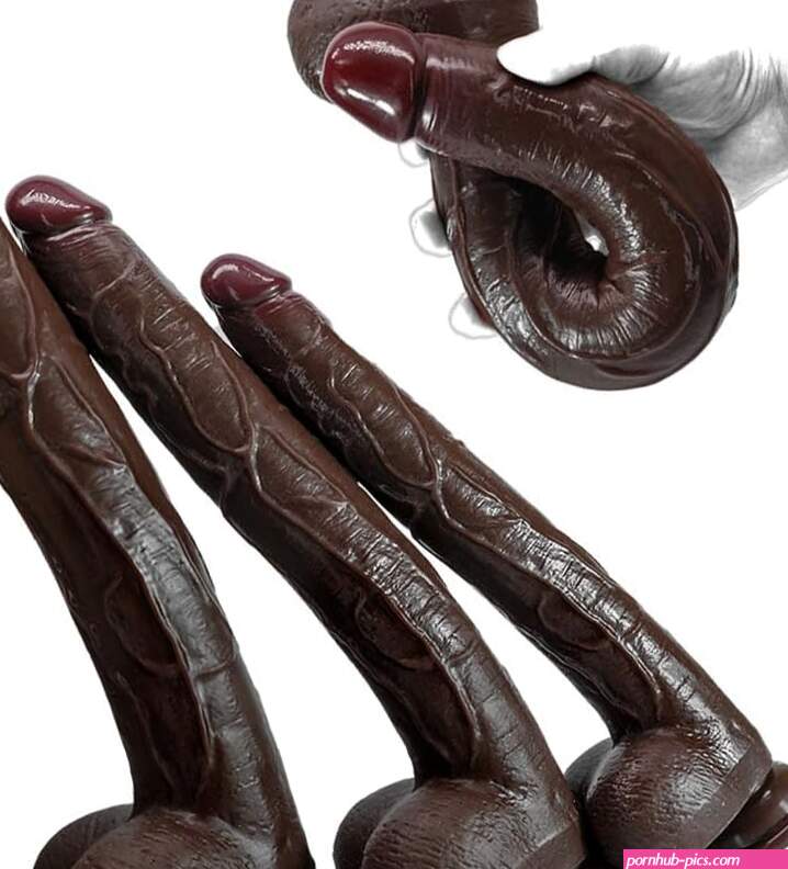 Heuceo 16.5 Brown Silicone Realistic Dildos Extra Long Huge Dildo with Suction Cups for Prostate Stimulation Anal Plug Soft Lifelike Fake Penis Big G-Spot Dildo Adult Sex Toys for Women Men L -
