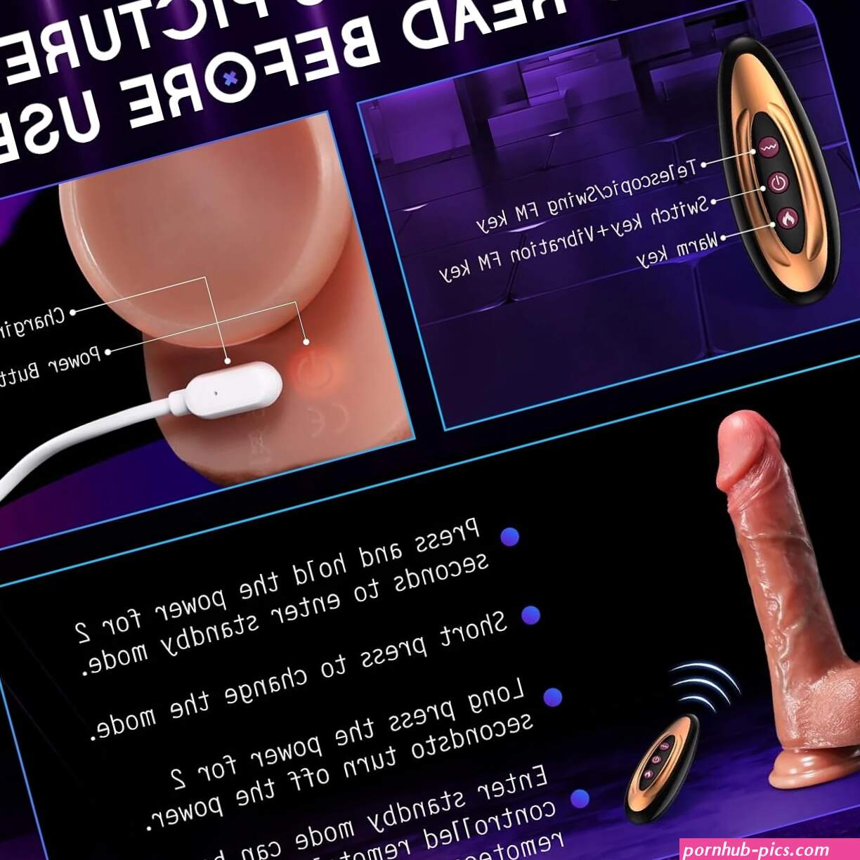 Thrusting Dildo Vibrator Seductive Realistic Toy for Deep Pleasure