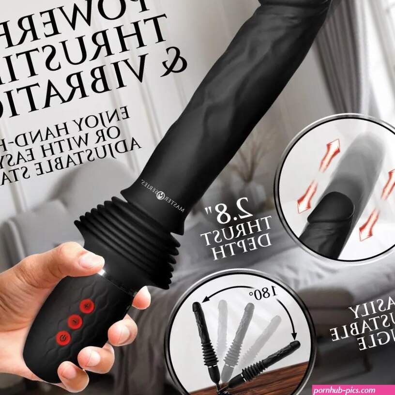 Ultimate Power Pounder Vibrating Thrusting Dildo Sex Toy w