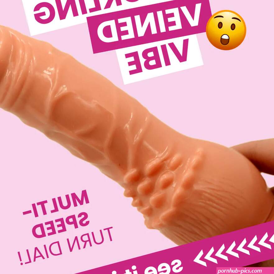Realistic Feel Veined Clit Teasing Vibrating Dildo