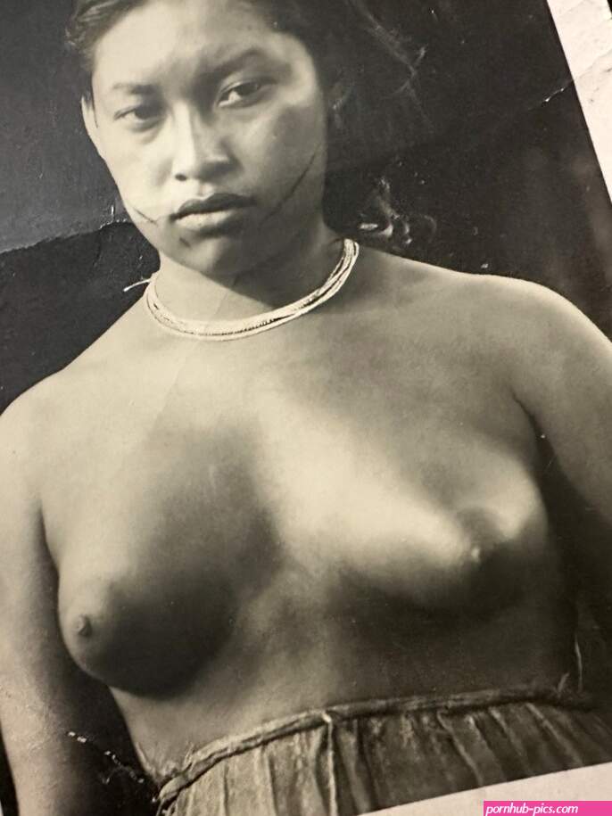 Brazilian Indigenous People Woman Nude Photo Rio De Janeiro Indian ORIGINAL OOAK