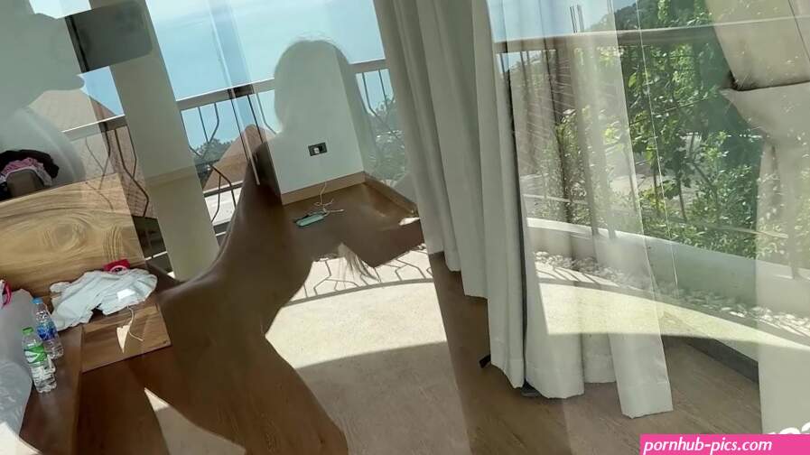 Outdoor Wild Sex with a Hot Blonde at the Villa