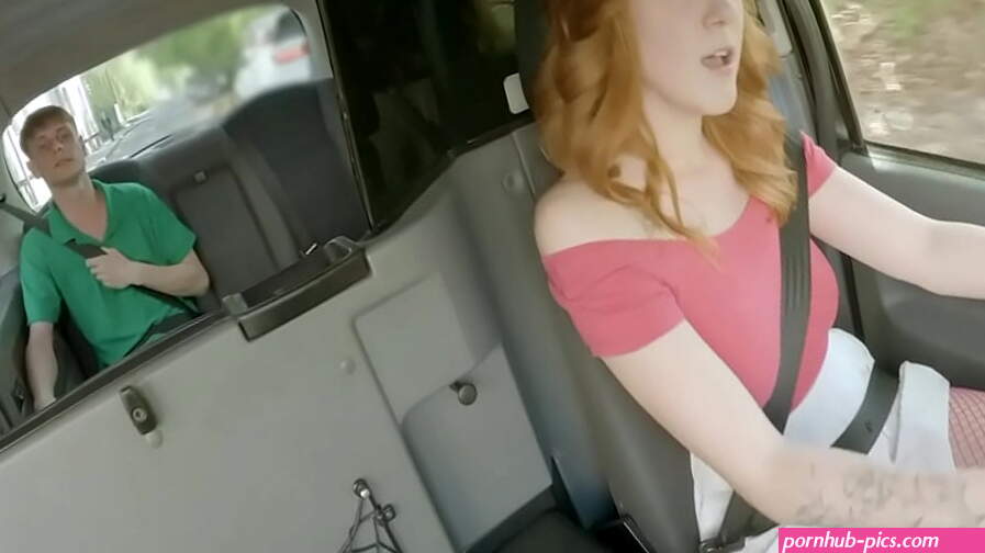 Milf Driver Gives a Virgin His First Blowjob and Ride