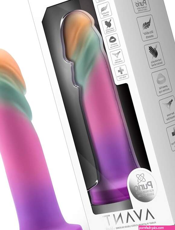 : Blush Avant Sunrise Gaze 7.5 Inch Liquid Silicone Dildo