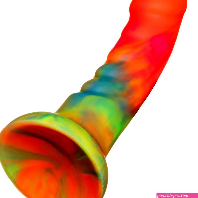 6 Tease Ribbed Silicone Dildo