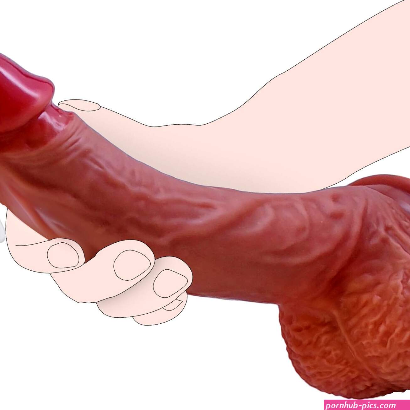 : 8.66 inch Lifelike Giant Realistic Dildos Adult Sex Toys Silicone Huge Dildo Glans Held High Shapes of Penis Sturdy Suction Cup Dildo for Hands-Free Play G-Spot Vaginal Clitoral for Women and