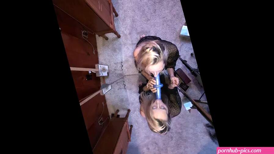 Face Fucking Dildo On My Knees