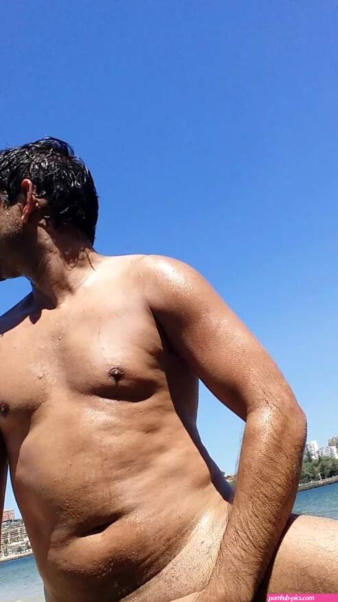 I Love Nudismo Beach by Boy Top Amador: Outdoor Big Cock Masturbation Solo Amateur Gay Porn
