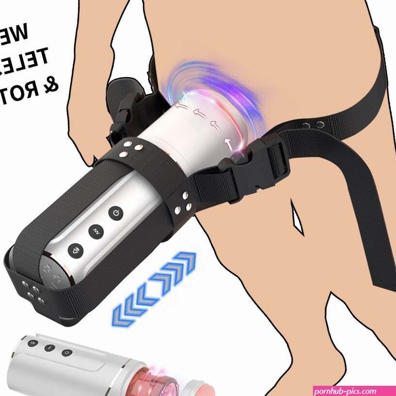 Wearable Adjustable Handsfree Male Masturbation Telescopic Cup Vibrator Sex Toys