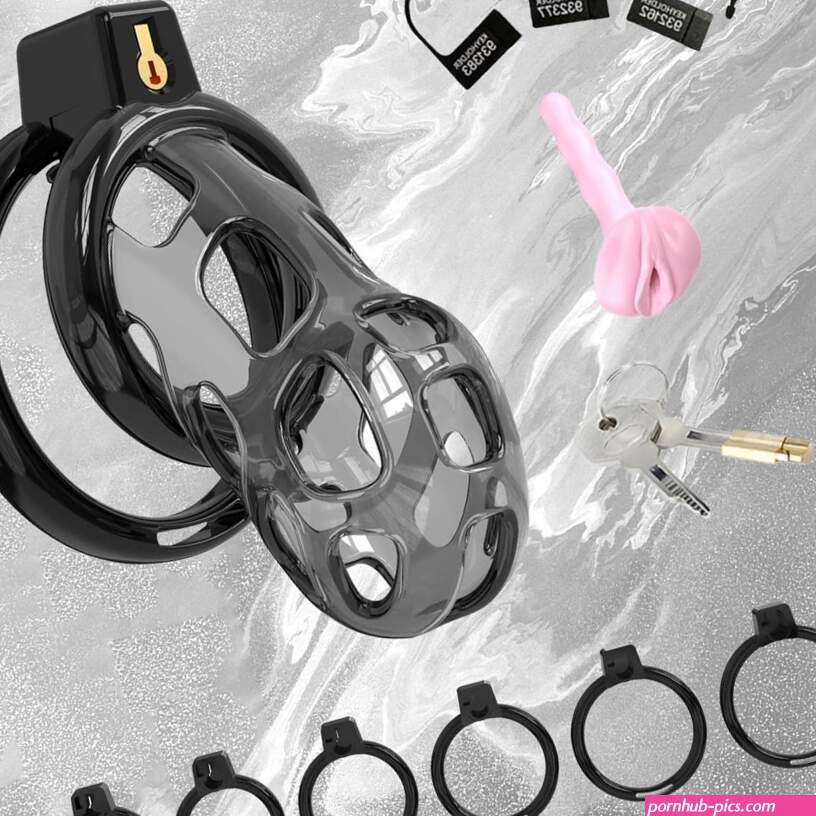 Venusfun App Controlled Male Chastity Device Soft Cock Cage Anal Plug