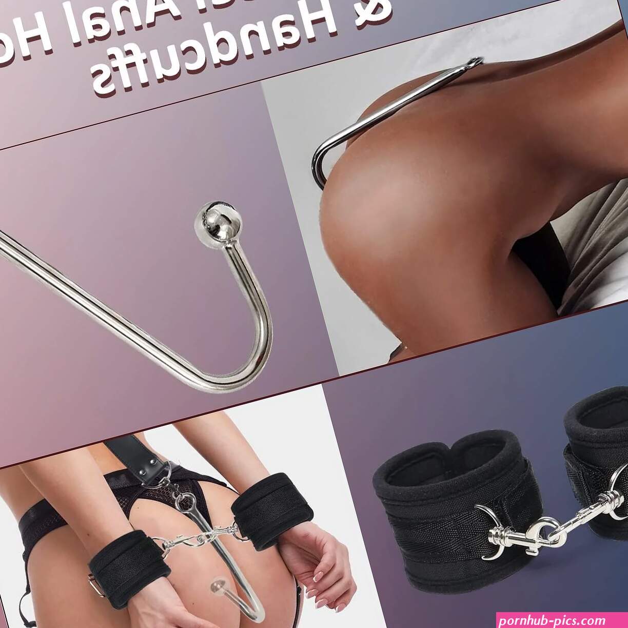 Bondage Collar Anal Hook Sex Leash Bondage Harness Set with Adjustabl