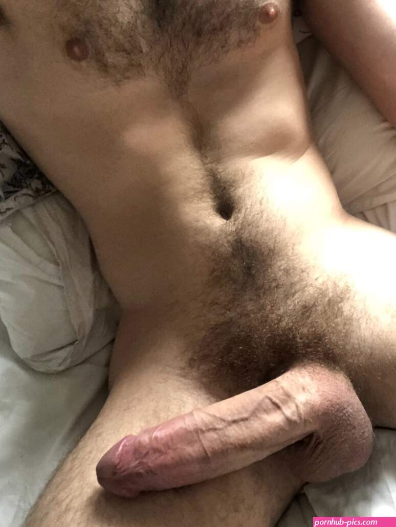 Hairy guy with a big cock