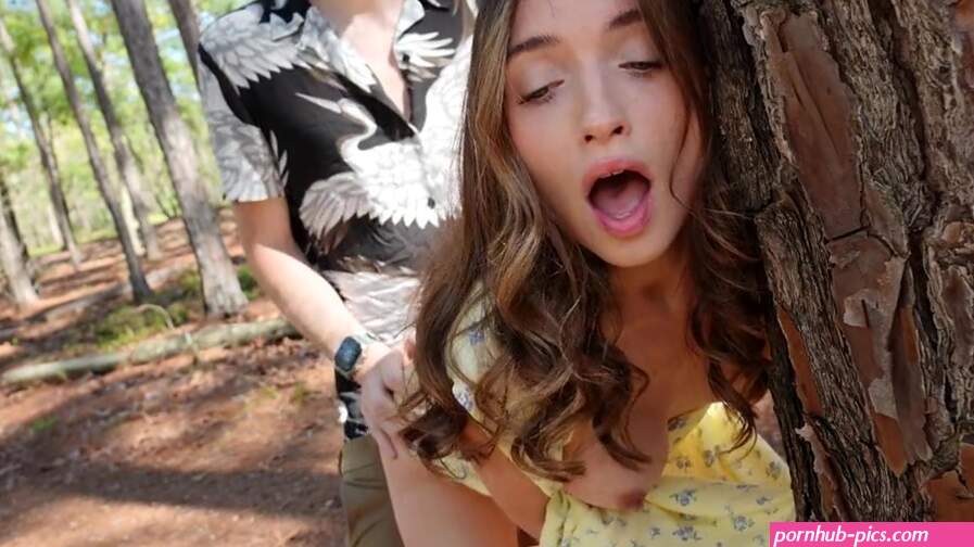 Brooke Tilli fucked in the woods