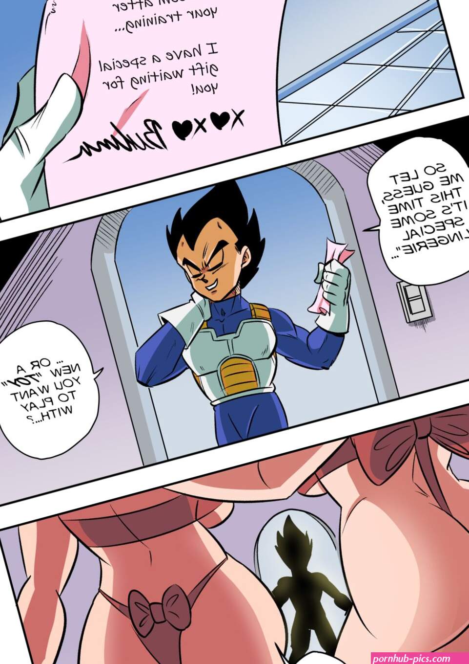 Vegetas Gift Ft. Bulma And Android 18 By FunsexyDB
