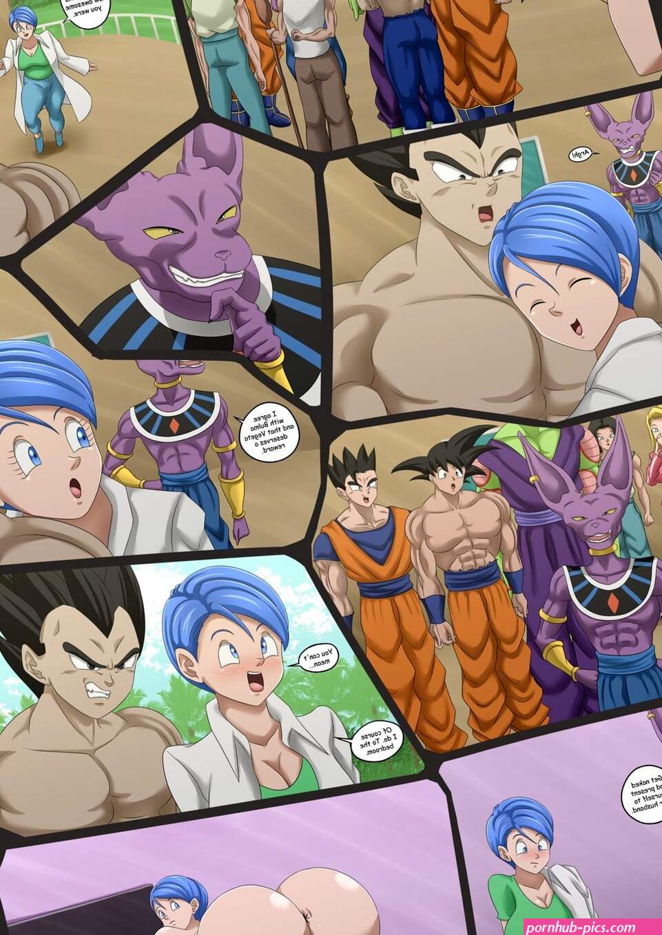 Bulmas Fiendish Love for Vegeta Porn Comic english 24