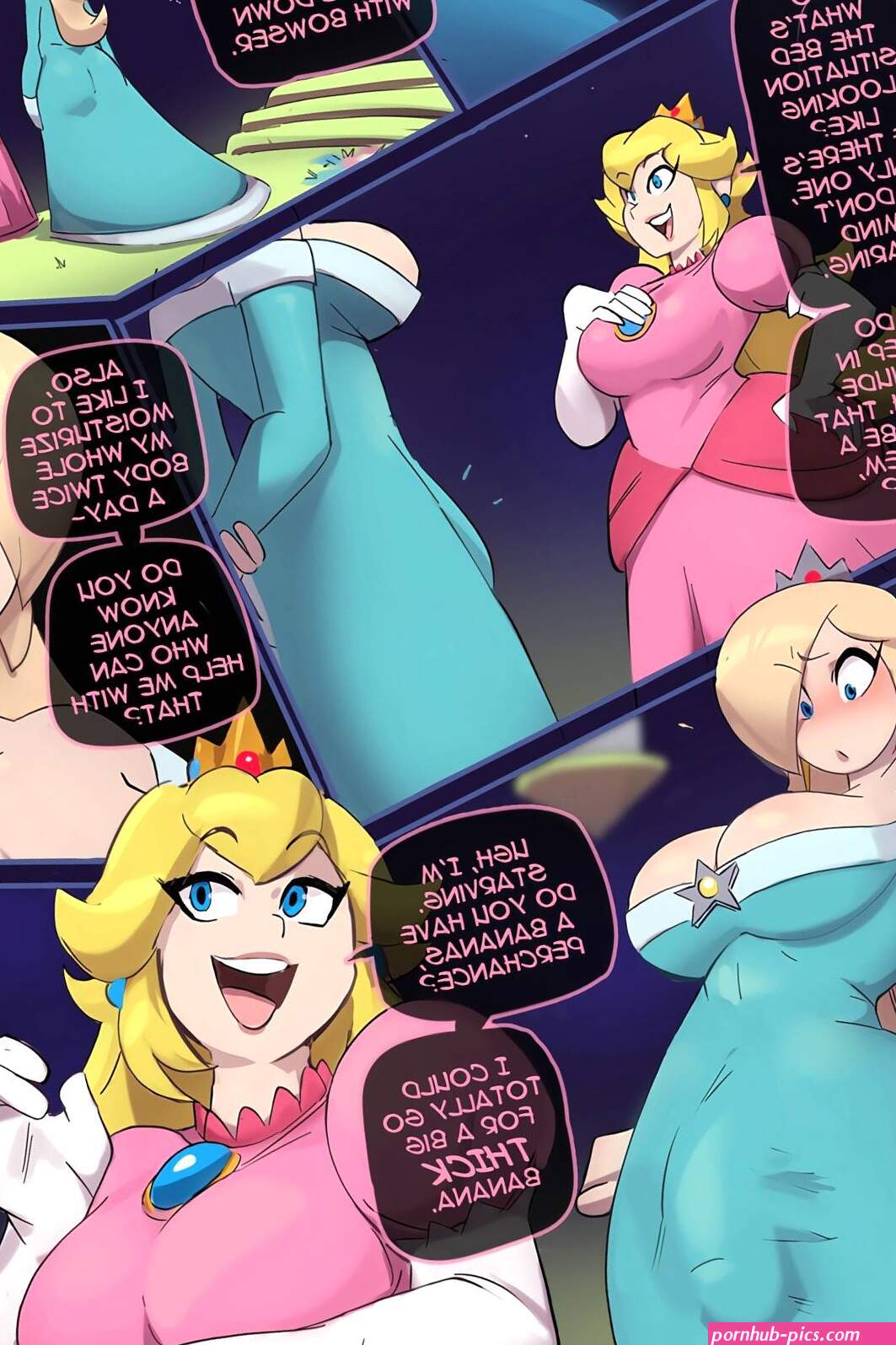 Futa Space Princess porn comic