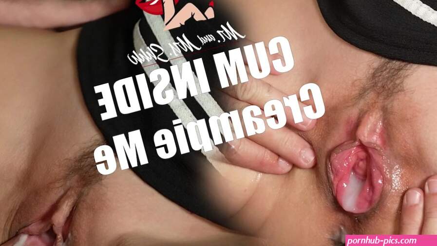 CLOSE UP Creampie Cum Inside Step Sis Hairy Pussy Filled Up