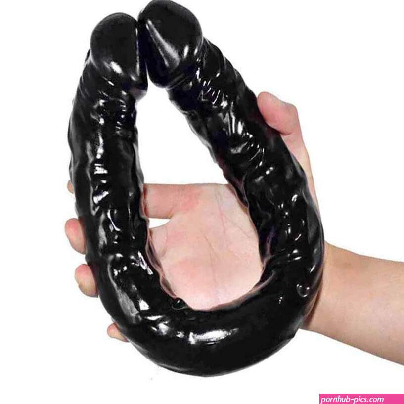 16.5in Flexible Double Dildo Long U Shape For Gay Lesbian