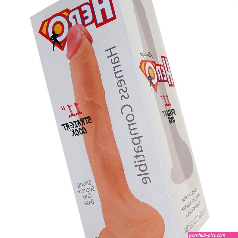 Hero 11 Inch Straight Harness Compatible Dildo