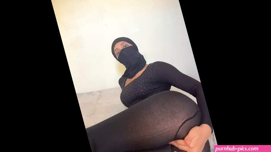 Arab Babe in Hijab Masturbates Alone Begs for Cum While Fingering Her Clit Hard