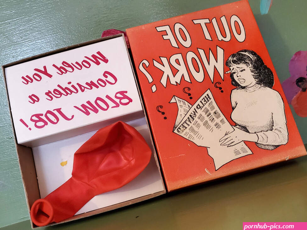 Vintage Out Of Work Blowjob Gag Gift