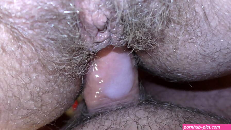 Married young slut-wife with a hairy pussy taking two huge creampies inside without a condom and birth control!