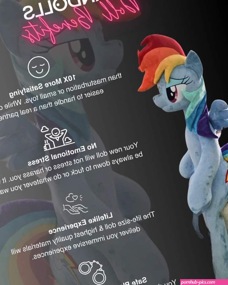 MLP My Little Pony Sex Doll Rainbow Dash Sex n Dolls