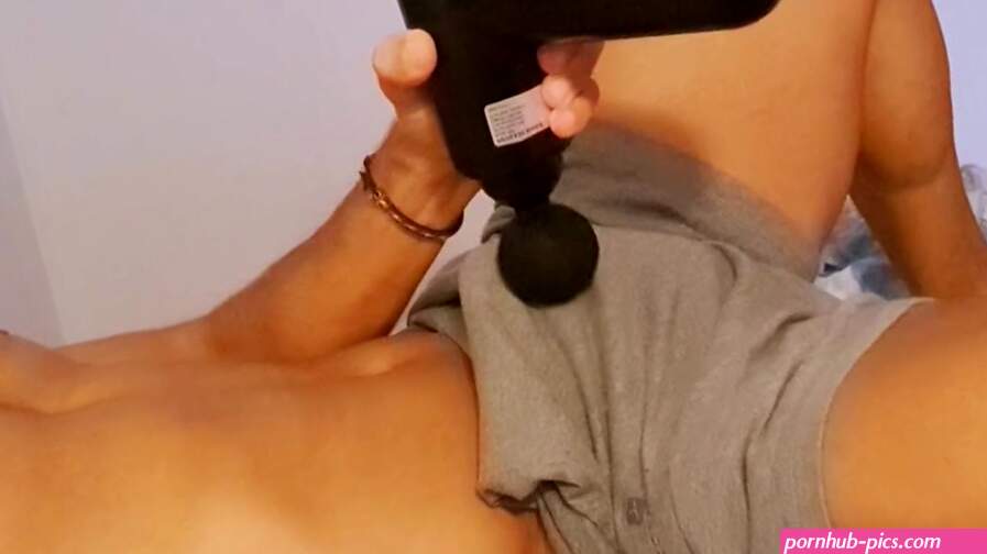 Hot Guy humping a cock vibrator of a sexy way