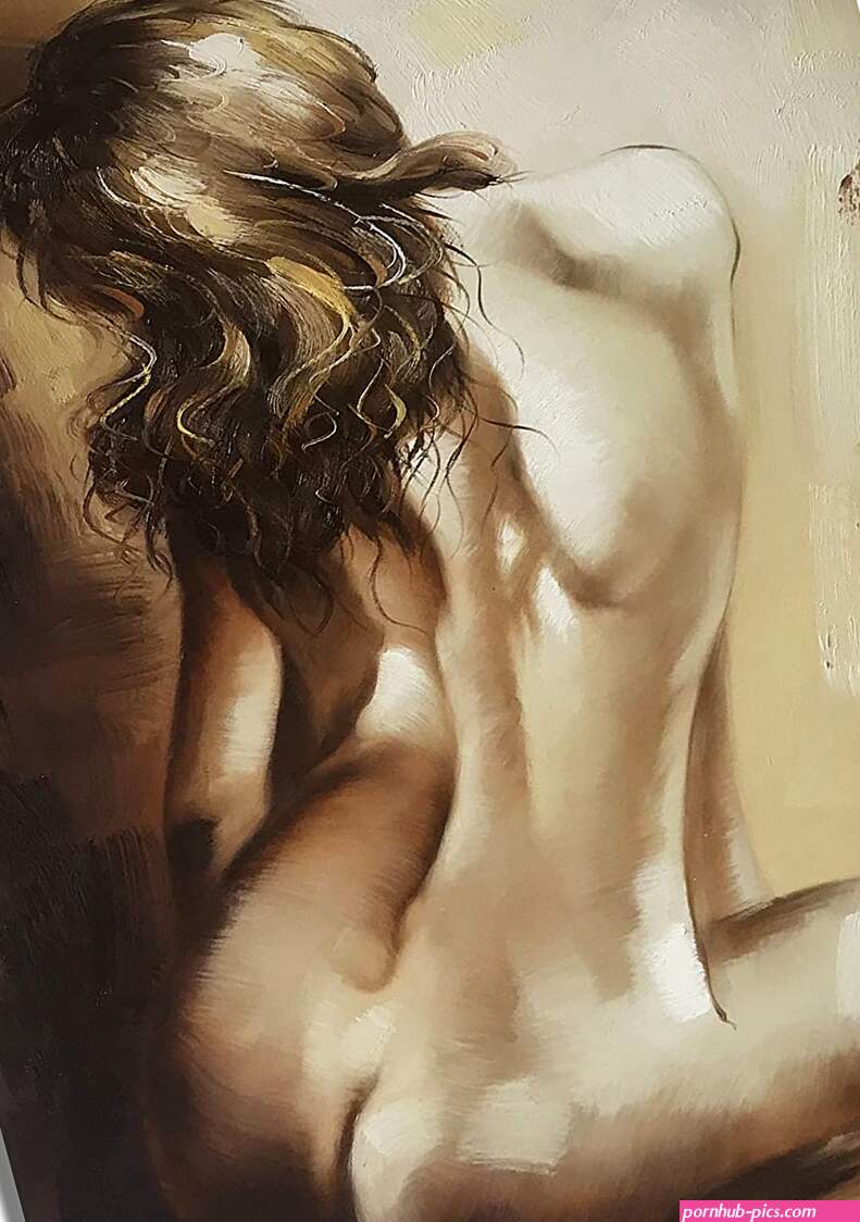Canvas Wall Art Sexy Nude Girl Naked Lady Back Decor Living Room
