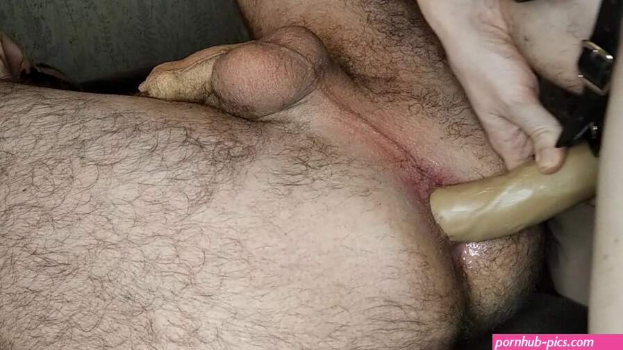 Strapless strapon Feeldoe anal pegging orgasm but no erection