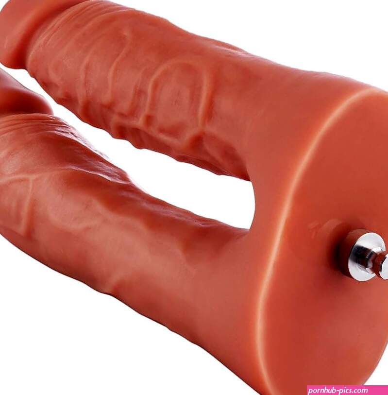: Hismith 6.5 Double Penetrator Silicone Dildo for Premium for Sex Machine with KlicLok System 5.5 Insertable Length Vaginal and Anal Pleasure Toy